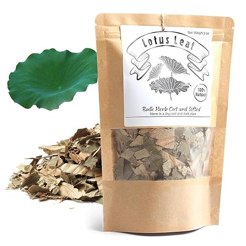 EidolonGreen [China Medicinal Herb] Lotus Leaf Tea,Dried Lotus Leaf,Chinese Herba,Decaffeinated Loose Leaf Tea ?Heye/??/???Natural Dried Loose Leaves