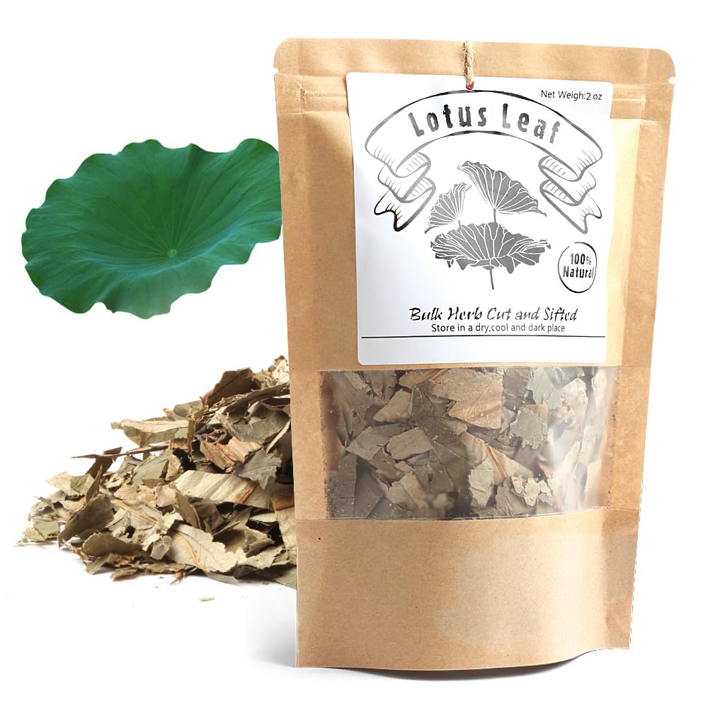 EidolonGreen [China Medicinal Herb] Lotus Leaf Tea,Dried Lotus Leaf,Chinese Herba,Decaffeinated Loose Leaf Tea ?Heye/??/???Natural Dried Loose Leaves