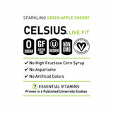 Celsius Green Apple Cherry 12oz
