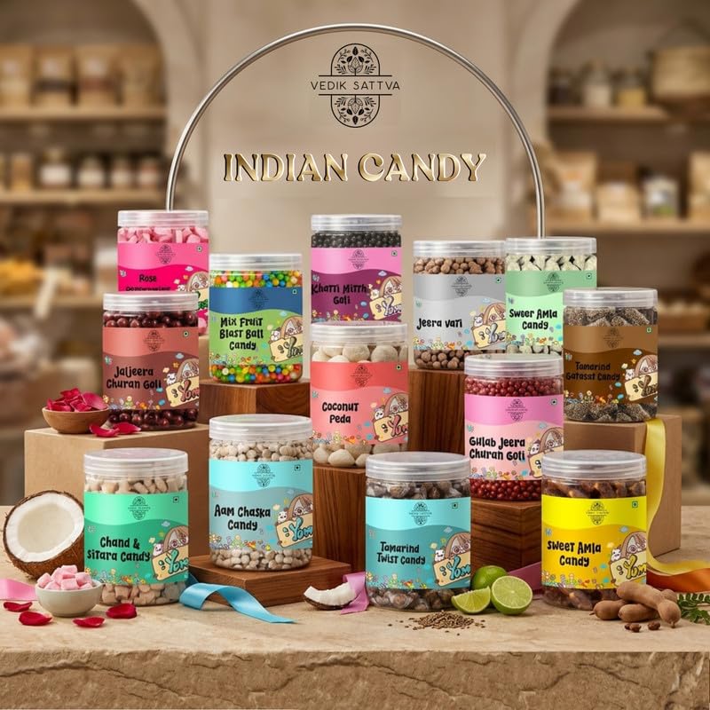 Vedik Sattva Chand & Sitara Candy - Fun Moon & Star Shaped Candy