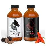 Seed Ranch Truffle Hound & Truffle Fire Hot Sauce Variety Pack - Spicy & Savory Truffle Hot Sauce with Chile de Arbol, Ghost Pepper & Garlic - Vegan