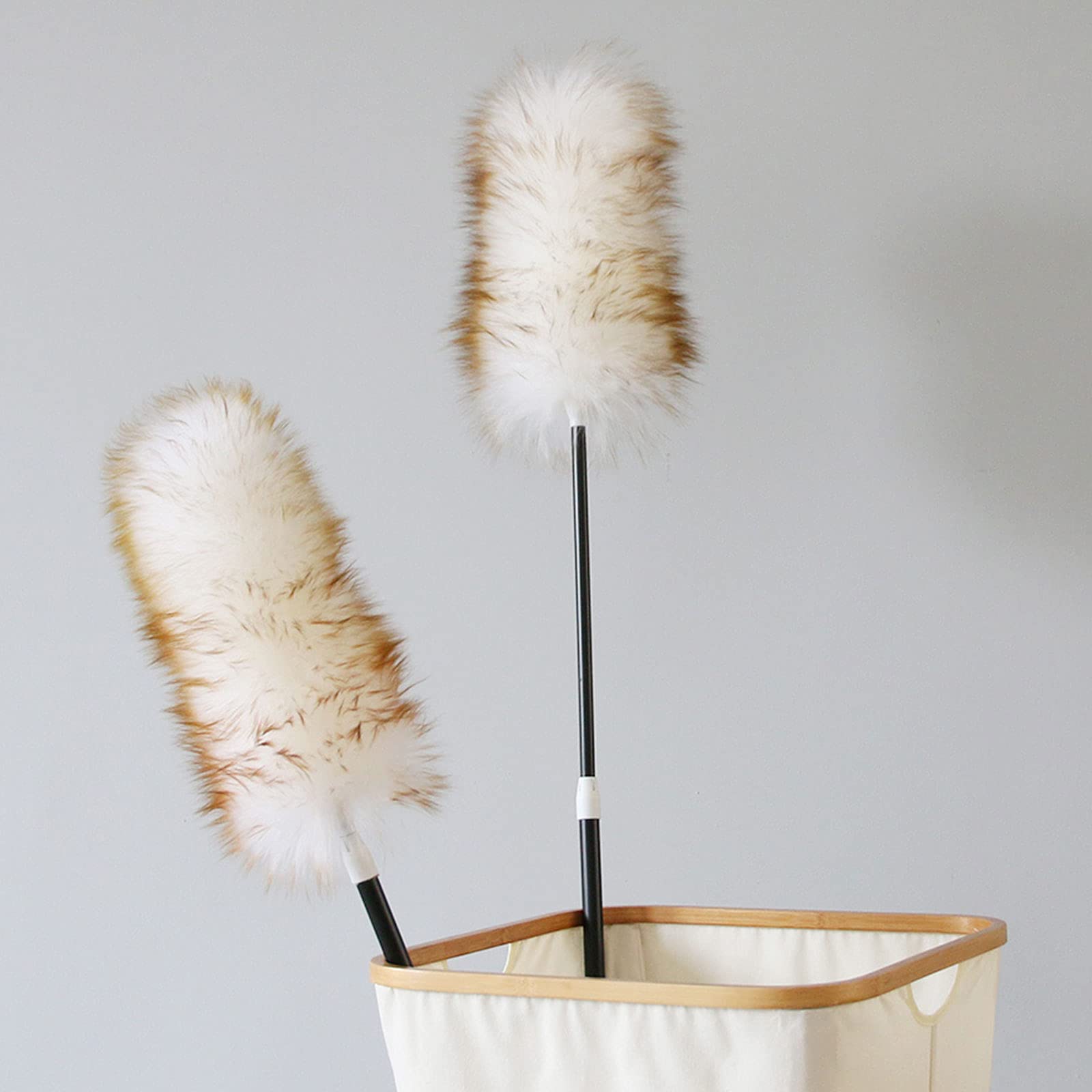 Lambswool Duster with Telescoping Plastic Handle?Washable?27-43 inches?