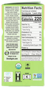 ONCE AGAIN Organic Peanut Butter Graham Sandwiches Multi-Pack, 1.59 OZ