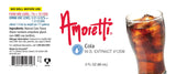 Amoretti - Cola Extract Water Soluble 2 oz - Highly Concentrated & Perfect For Pastry, Savory, Brewing, and more, Preservative Free, Vegan, Kosher
