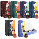 Fresh Roasted Coffee, Italian Craft Espresso Variety Espresso Capsules for Nespresso OriginalLine, Kosher, 120 Recyclable Aluminum Capsules