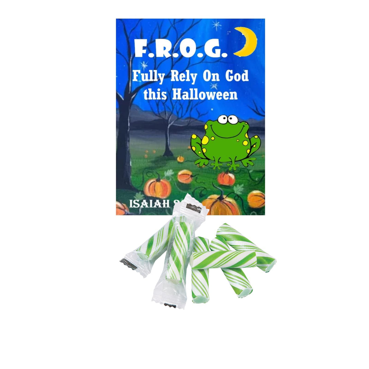 150 Bulk Sets Fully Rely On God Halloween Gospel Tracts With Green Candy Sticks