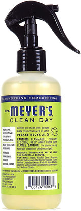 Mrs. Meyer’s Clean Day Room Freshener Spray, Lemon Verbena Scent, Instant & Refreshing Fragrance Made with Essential Oils, 8 fl oz Spray Bottle (Pack