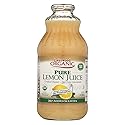 Lakewood PURE Organic Lemon Juice, (NOT from Concentrate), Buy TWELVE Bottles and SAVE More, Each Glass Bottle is 32 Ounces (Pack of 12)