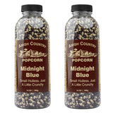 Amish Country Popcorn | 2-14 oz Bottles | Midnight Blue Popcorn Kernels | Old Fashioned, Non-GMO and Gluten Free (2-14 oz Bottles)