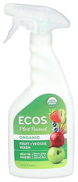 ECOS Organic Fruit & Veggie Wash, 22 FZ