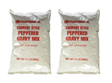 Morrisons Country Style Peppered Gravy Mix 1.5 lb Bag Pack of 2 - Just Add Water w/Exit 28 Bargains Sticker (Total of 3 lbs)
