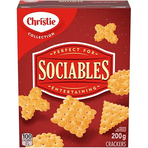 Christie SOCIABLES Crackers, 200g/7.1oz. Box