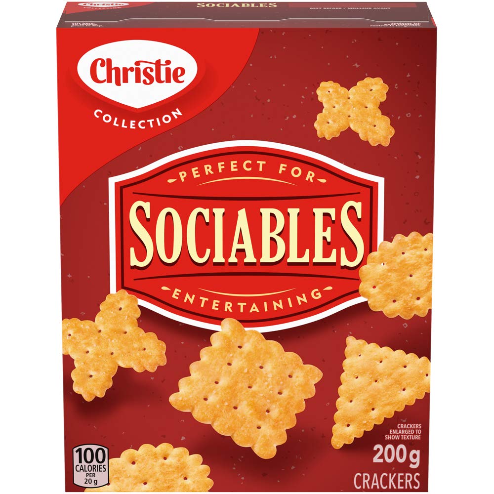 Christie SOCIABLES Crackers, 200g/7.1oz. Box