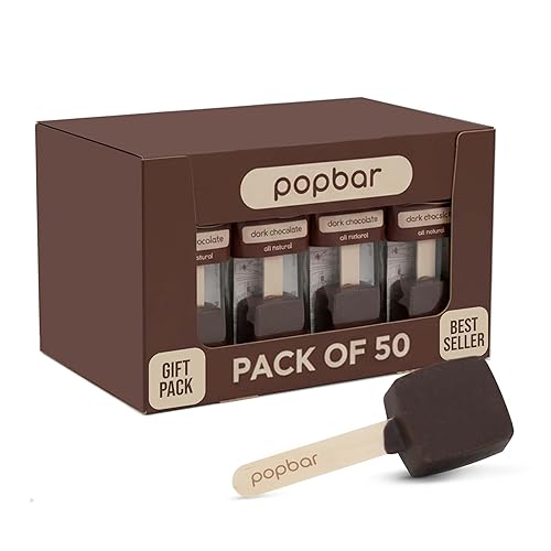 Popbar - Hot Chocolate Sticks - 50 Pack Bulk Case - Ideal for Holidays, Birthdays, Corporate Office Gifts, Stocking Stuffers, Thanksgiving, Christmas
