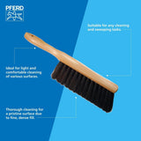 Pferd Maintenance Plastic Block Heavy Duty Counter Duster - Black Synthetic Bristles, 2-1/2" Trim Length, 8" Length - Professional Cleaning Tool