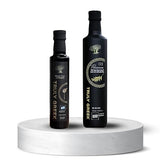 TRULY GREEK Flavors of Greece Gift Box - Premium 0.2 Athenolia Single Varietal Extra Virgin Olive Oil & Honey Balsamic Vinegar, Cold Press Greek Olive