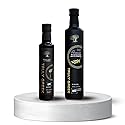 TRULY GREEK Flavors of Greece Gift Box - Premium 0.2 Athenolia Single Varietal Extra Virgin Olive Oil & Honey Balsamic Vinegar, Cold Press Greek Olive