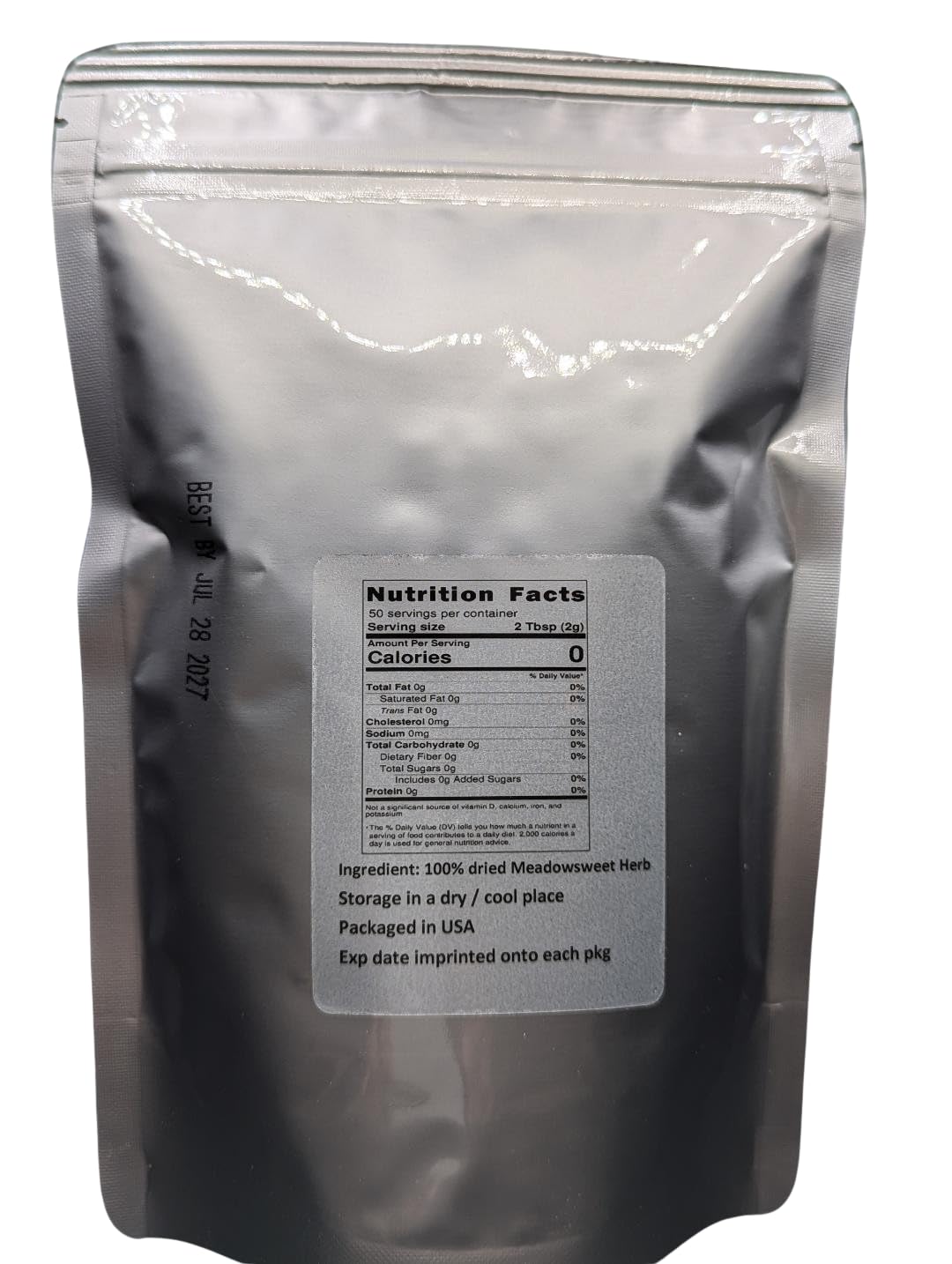 Meadowsweet Flower -Filipendula ulmaria Dried Leaf/Flower C/S from 100% Nature (4 oz)
