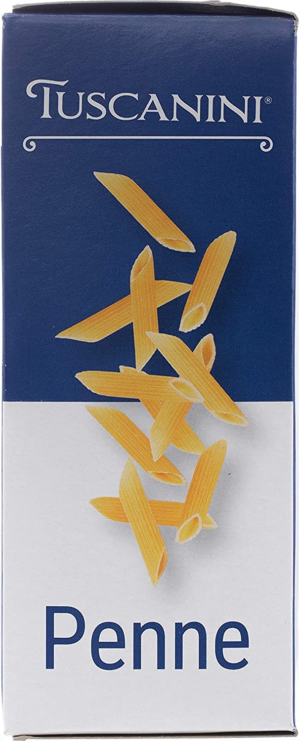 Tuscanini Authentic Italian Penne Pasta 16oz (4 Pack) Made with Premium Durum Wheat, Done in 11-14 Minutes