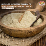 Angel Brand White Pepper Ground - 2.5 oz Bottle - Fine Ground White Pepper for Cooking, Seasoning, and Sauces