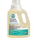 The Clean People Liquid Laundry Detergent - Recyclable Packaging, Stain Fighting - Ultra Concentrated, Laundry Soap - Fresh Scent, 200 Loads