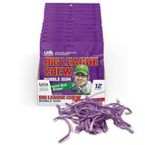 Big League Chew Ground Ball Grape Bubble Gum - Juicy Grape Flavor Explosion | Ideal for Baseball Games, Teams, Concessions, Parties, and More | Pack