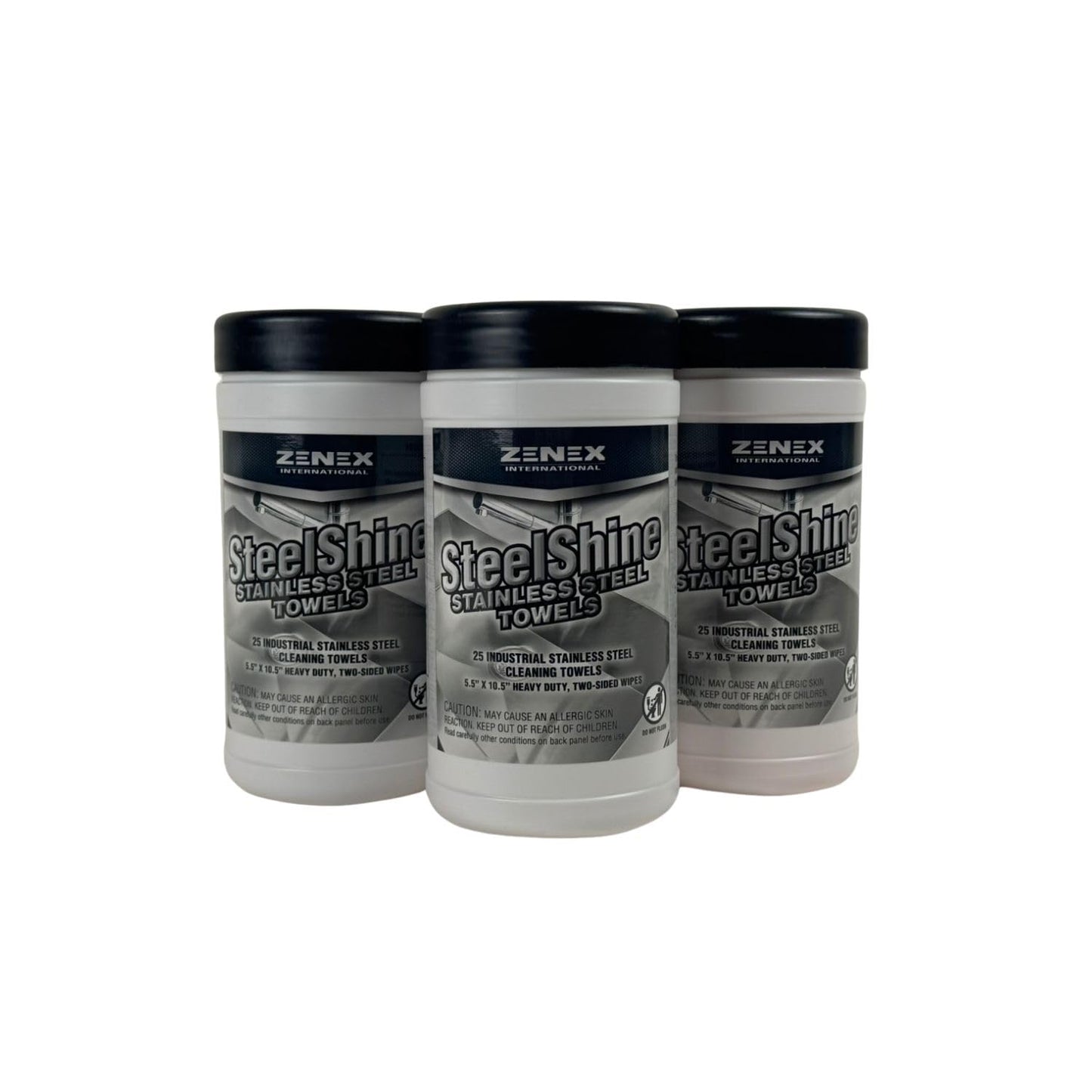 SteelShine Stainless Steel Wipes - Dual-Sided Cleaning Wipes for Metal Surfaces | Remove Smudges, Rust, and Oxidation | Polish and Protect Stainless