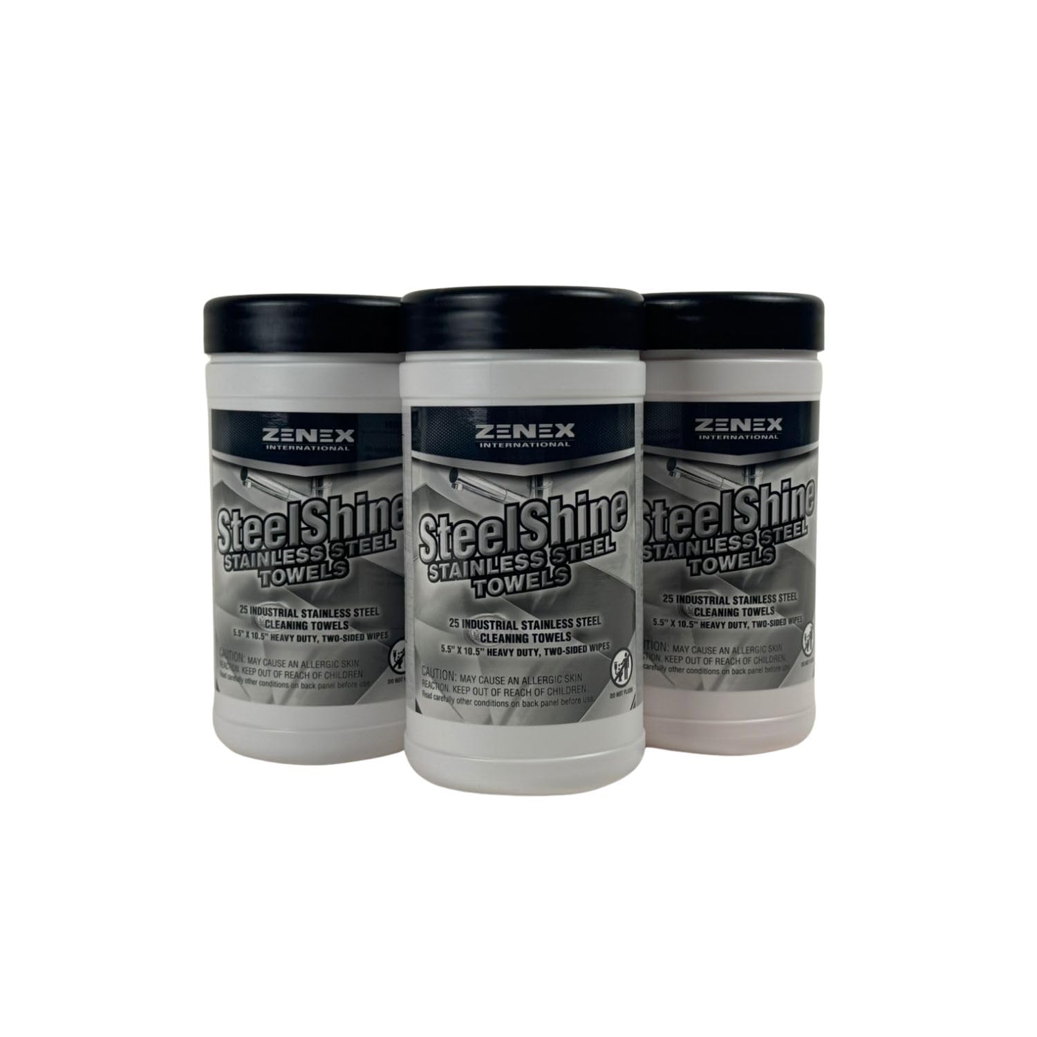 SteelShine Stainless Steel Wipes - Dual-Sided Cleaning Wipes for Metal Surfaces | Remove Smudges, Rust, and Oxidation | Polish and Protect Stainless