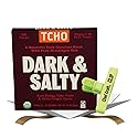 Bar Choc Dark And Salty, 2.5 OZ Bundle with Plastic Bag Clip - Rich Chocolate with Salty Crunch for Snacking and Resealable Bag Clip for Freshness