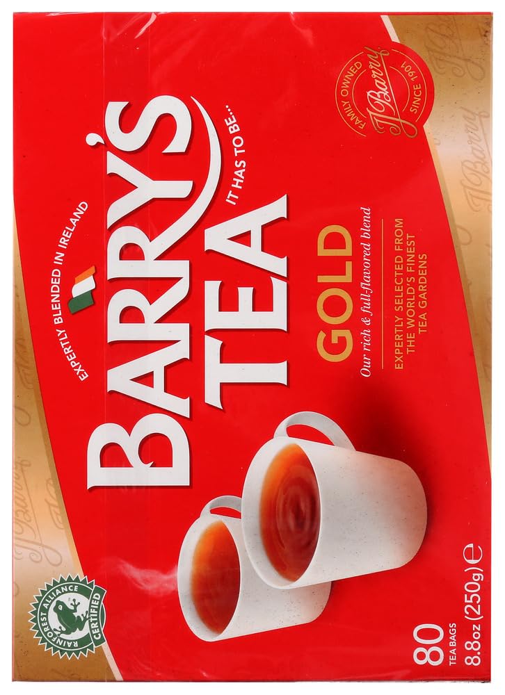 Barry's Tea Gold Blend 80 Tea Bags 4-pack