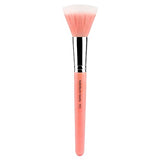 Bdellium Tools Professional Makeup Brush - Pink Bambu Series 955 Finishing - With Soft Synthetic Fibers, For Stippling, Lightweight Application (Pink
