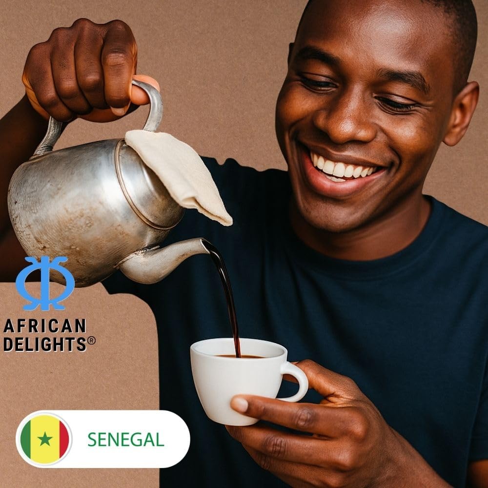 Bakhdad Coffee - Authentic Senegalese Spiced Coffee | 400g | Infused with Hwentea, Grains of Selim, Ethiopian Pepper, Negro Pepper & Uda Pepper