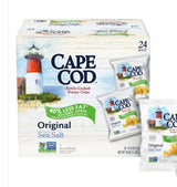Cape Cod Kettle Cooked Potato Chips, Original, 0.75 oz, 24 ct