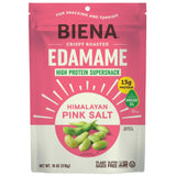 Biena Roasted Edamame Himalayan Pink Salt, 18 oz Bag, Crunchy Plant Based Protein Snack, Made with Avocado Oil, 11g Protein, 4g Fiber, Gluten Free