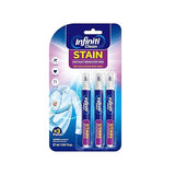 Infiniti Clean Stain Removal Pen (3 Pack) - 27ml (0.91 fl.oz) Each, Instant Fabric Stain Remover for Clothes, Portable Stain Eraser for Coffee, Wine