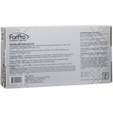 ForPro Disposable Nitrile Gloves, Chemical Resistant, Powder-Free, Latex-Free, Non-Sterile, Food Safe, 4 Mil, Black, X-Large, 1000-Count