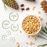 Raw Pine Nuts | Non-GMO Unsalted | Daily Health Support | Pine Nuts Raw for Cooking, Salads & Pesto | Pignoli Nuts Gluten Free | Raw Nuts for Snacking
