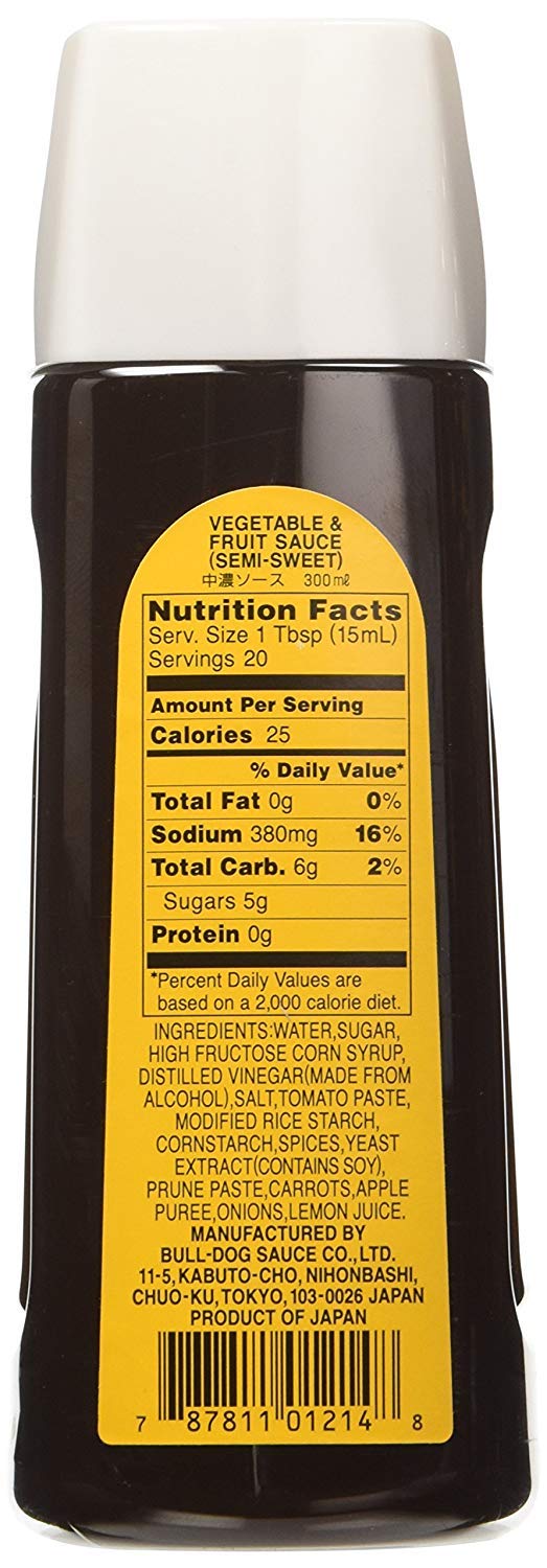 Bull-Dog Chuno Semi-Sweet Sauce 10.1 Fl. Oz. (2 Bottles)