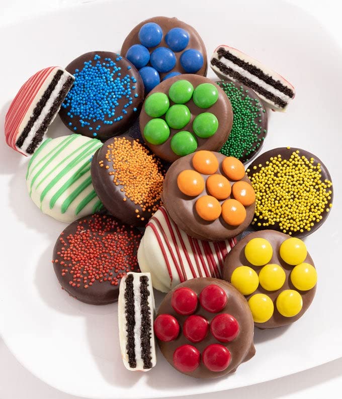 From You Flowers - Rainbow Chocolate Covered Cookies