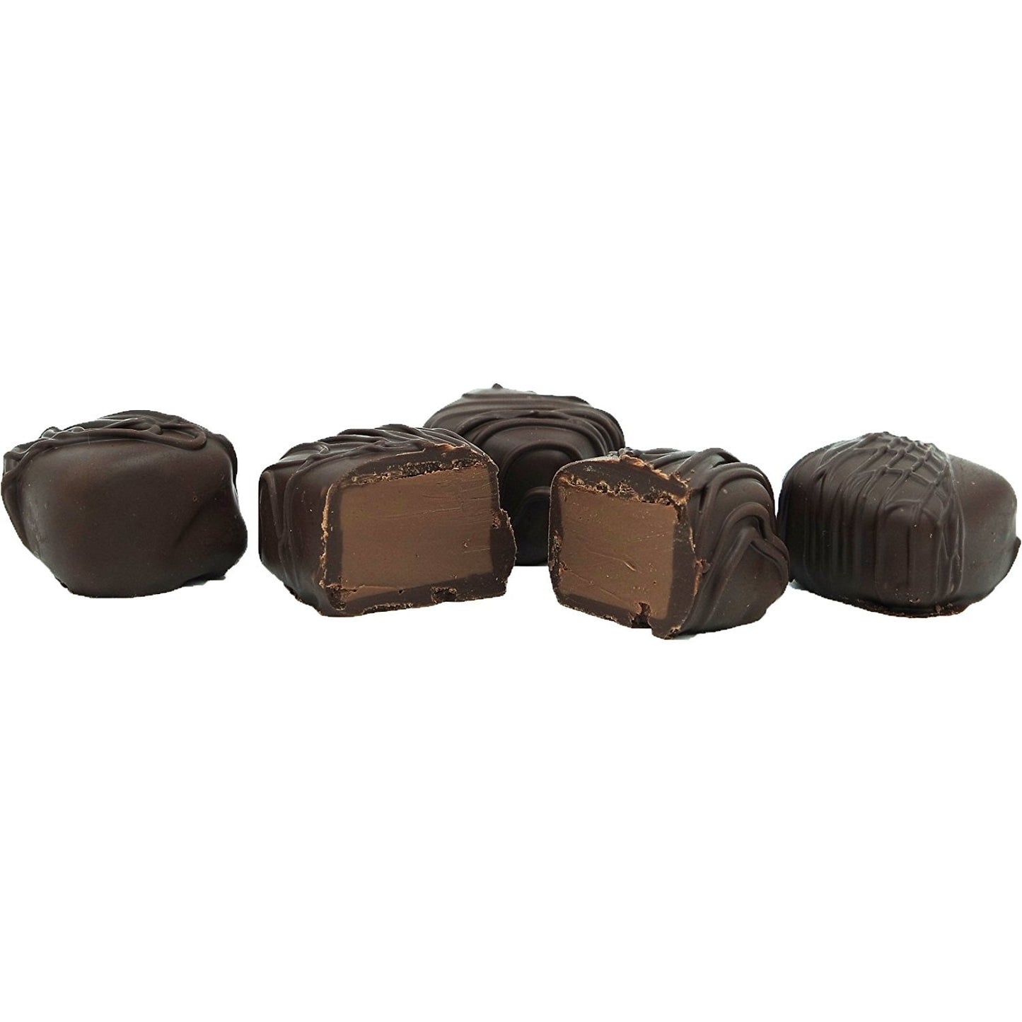 Philadelphia Candies Raspberry Meltaway Truffles, Dark Chocolate 1 pound Gift Box