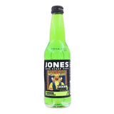 One(1) Single Bottle - Jones Soda Co. Green Apple Soda Flavor | 100% Cane Sugar Soda | Craft Soda Pop | Soda Soft Drinks | Glass Bottle Soda