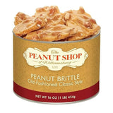 The Peanut Shop of Williamsburg Old Fashioned Peanut Brittle Candy, Hand Pulled Copper Kettle Cooked, Gluten Free Ingredients, Kosher Certified - 16