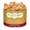 The Peanut Shop of Williamsburg Old Fashioned Peanut Brittle Candy, Hand Pulled Copper Kettle Cooked, Gluten Free Ingredients, Kosher Certified - 16