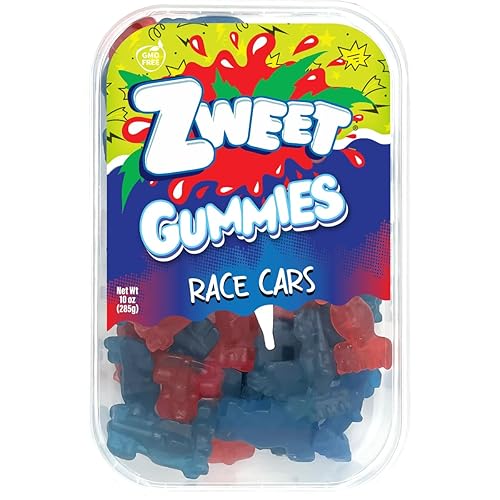 Zweet Gummy Race Cars - 10 oz. Tub