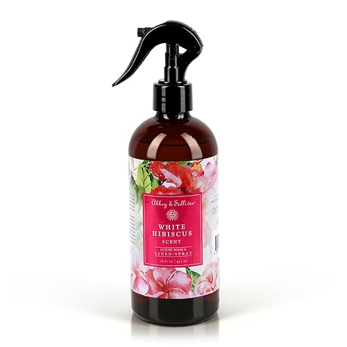 Abbey & Sullivan Linen Spray, White Hibiscus, 16 oz