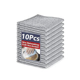 jlzzting Double-Sided Steel Wire Dishwashing Cloth Non-Scratch,Reusable,Heavy-Duty Cleaning Cloths for Kitchen, Sinks, Cookware (10)