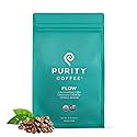 Purity Coffee FLOW Original Medium Roast Whole Bean (12oz Bag) | Specialty-Grade USDA Organic Arabica Blend | Third Party Tested for Mold, Mycotoxins