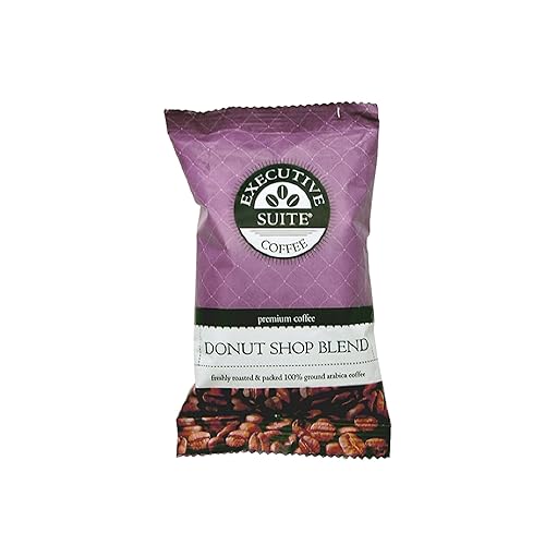 Executive Suite® Donut Shop Regular Blend Coffee, 2 Oz, Box Of 42