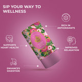 Life Plus Style Gourmet TEA TIME Passion Fruit Green Tea Natural Fruit Caffeinated Ceylon Teas Passion Green Tea Sweet Refreshing Hot or Cold 50 Tea