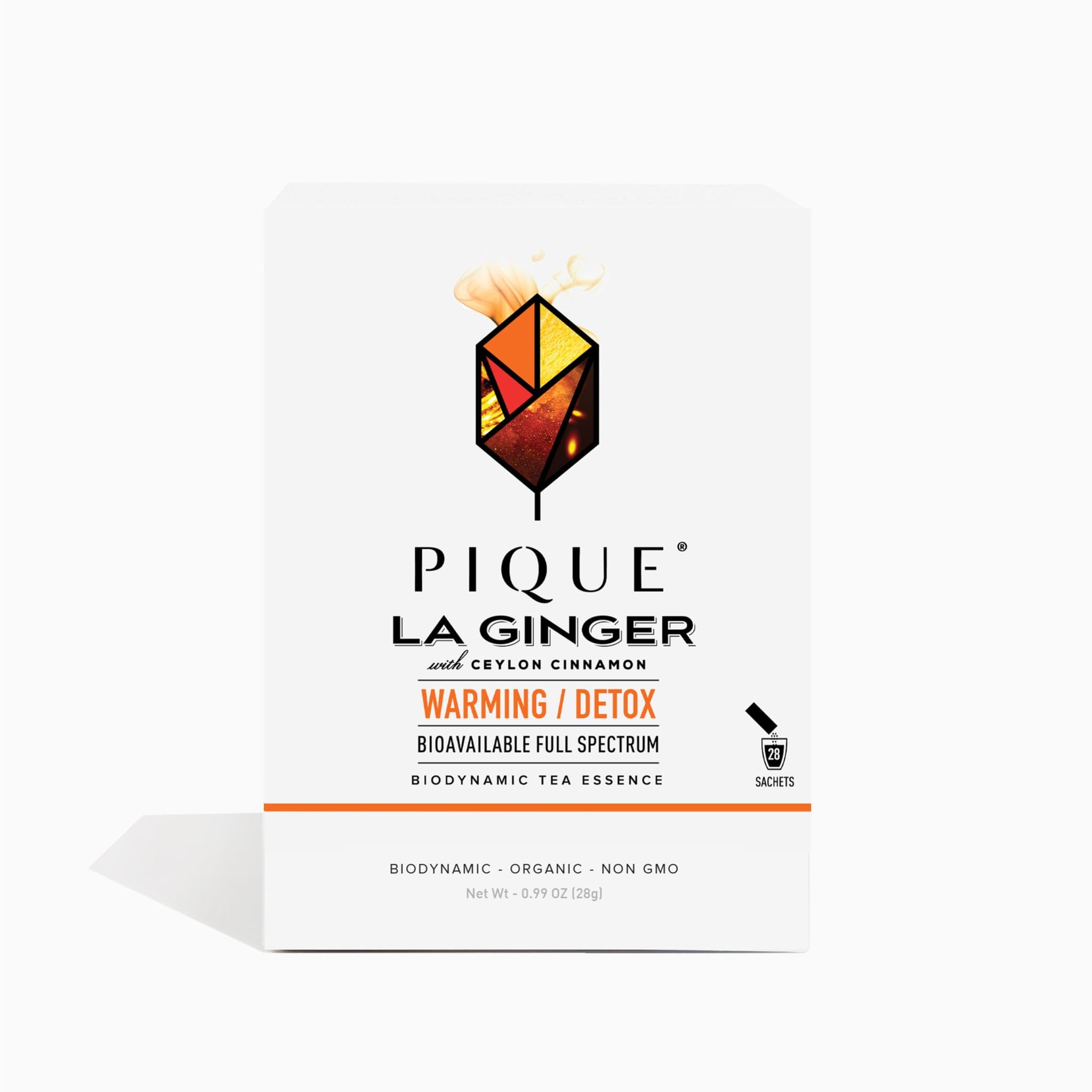 Pique La Ginger - Supports Healthy Immunity, the Natural Inflammatory Response, and Natural Detox Pathways - 28ct Single Serve Sticks (Pack of 1)